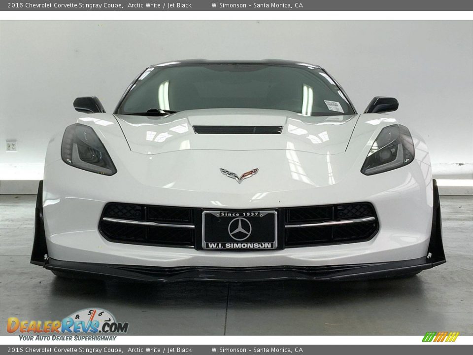 2016 Chevrolet Corvette Stingray Coupe Arctic White / Jet Black Photo #2