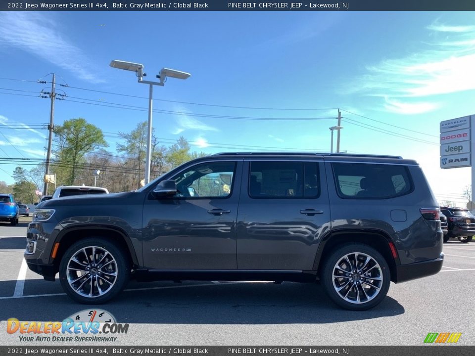 2022 Jeep Wagoneer Series III 4x4 Baltic Gray Metallic / Global Black Photo #4