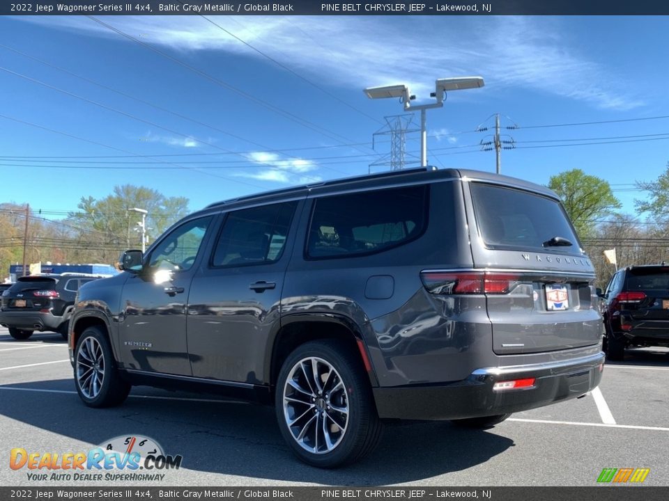 2022 Jeep Wagoneer Series III 4x4 Baltic Gray Metallic / Global Black Photo #6