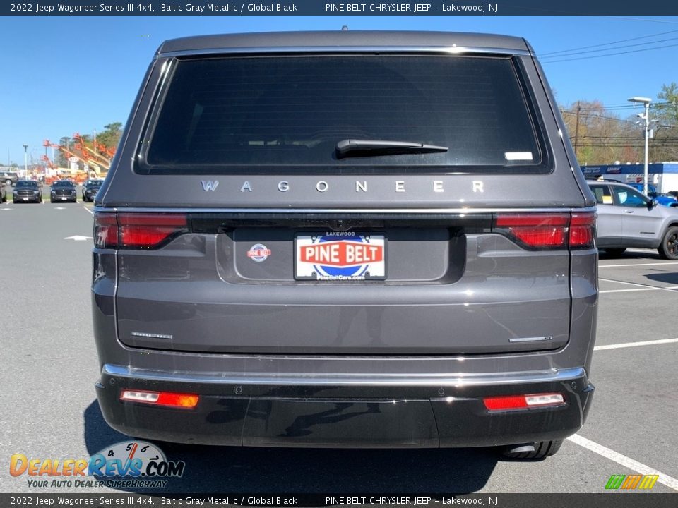 2022 Jeep Wagoneer Series III 4x4 Baltic Gray Metallic / Global Black Photo #7