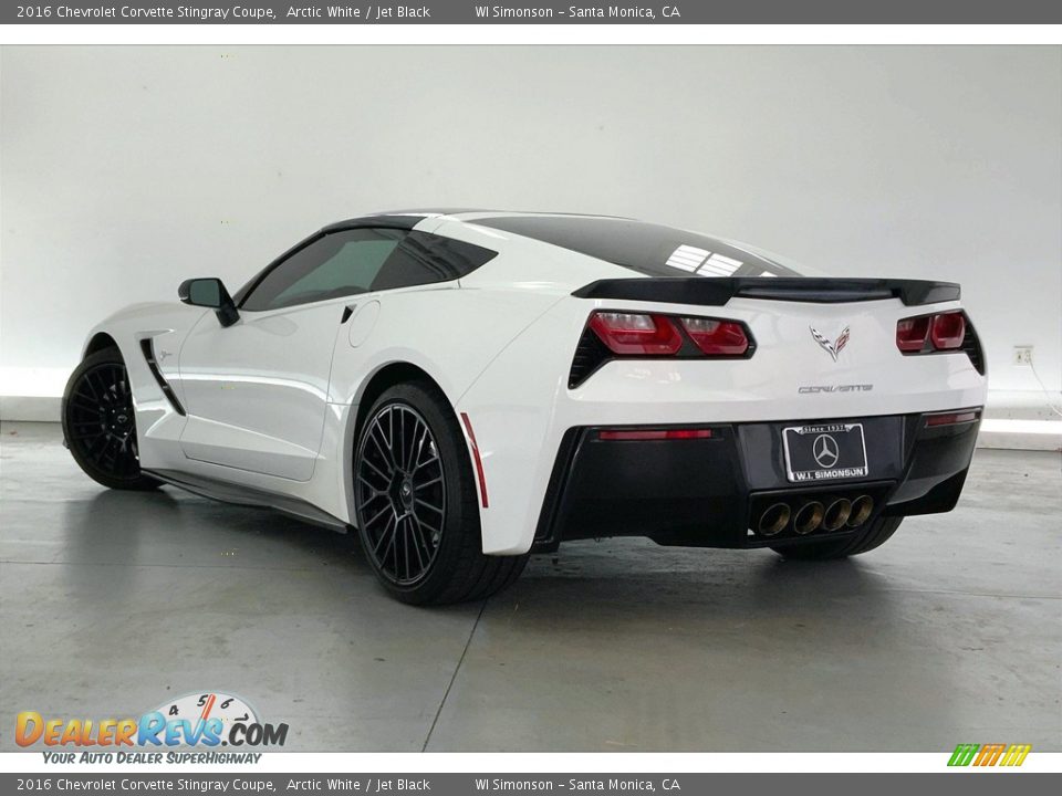 2016 Chevrolet Corvette Stingray Coupe Arctic White / Jet Black Photo #9