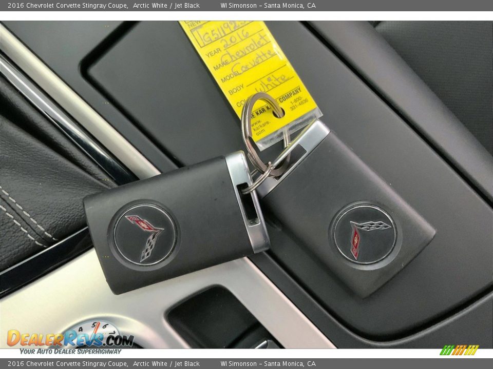 Keys of 2016 Chevrolet Corvette Stingray Coupe Photo #10
