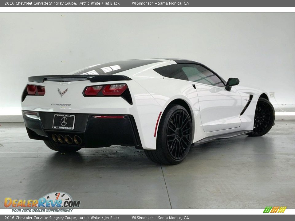 2016 Chevrolet Corvette Stingray Coupe Arctic White / Jet Black Photo #12