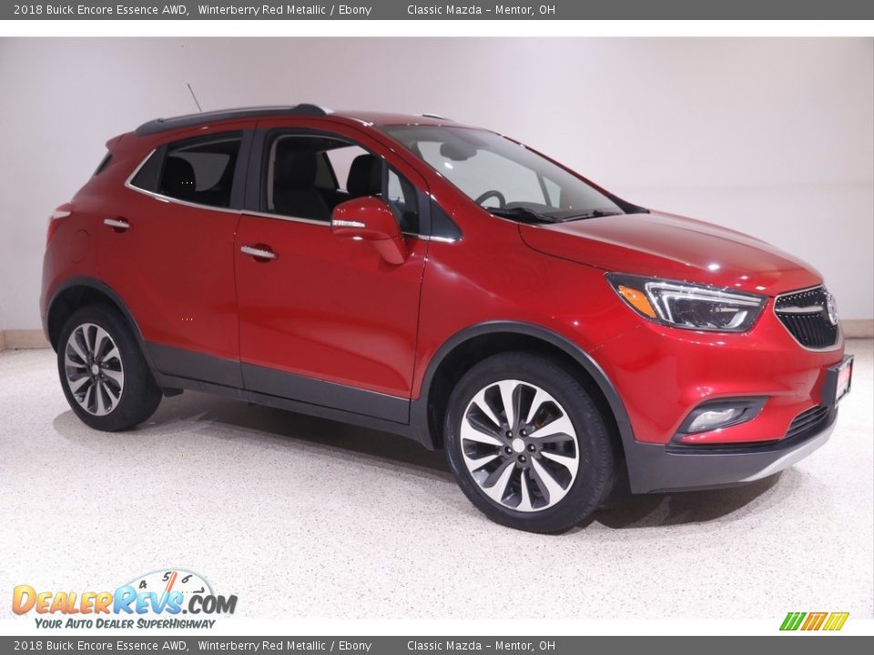 2018 Buick Encore Essence AWD Winterberry Red Metallic / Ebony Photo #1