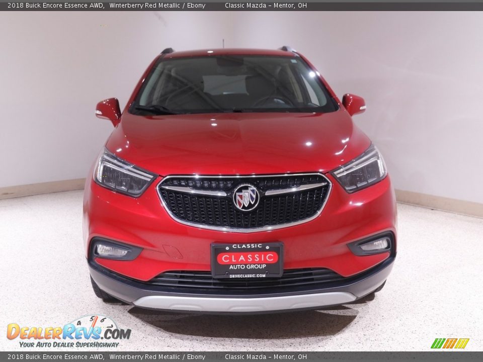 2018 Buick Encore Essence AWD Winterberry Red Metallic / Ebony Photo #2