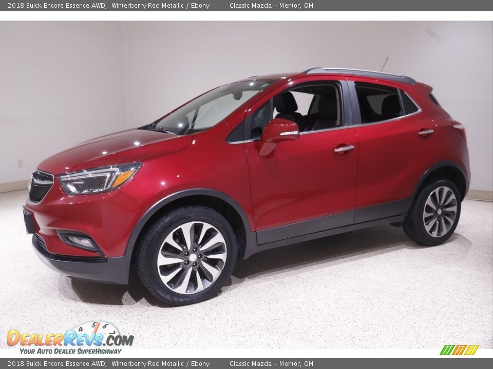 2018 Buick Encore Essence AWD Winterberry Red Metallic / Ebony Photo #3