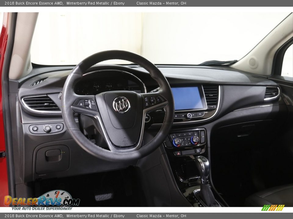 2018 Buick Encore Essence AWD Winterberry Red Metallic / Ebony Photo #6