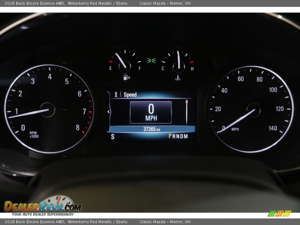 2018 Buick Encore Essence AWD Winterberry Red Metallic / Ebony Photo #8