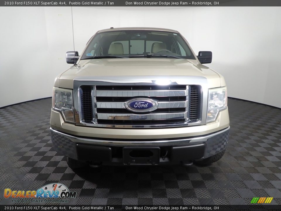 2010 Ford F150 XLT SuperCab 4x4 Pueblo Gold Metallic / Tan Photo #2