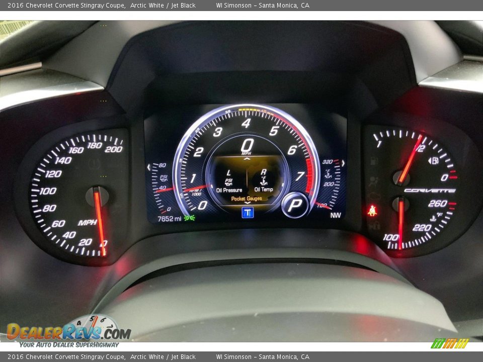 2016 Chevrolet Corvette Stingray Coupe Gauges Photo #19