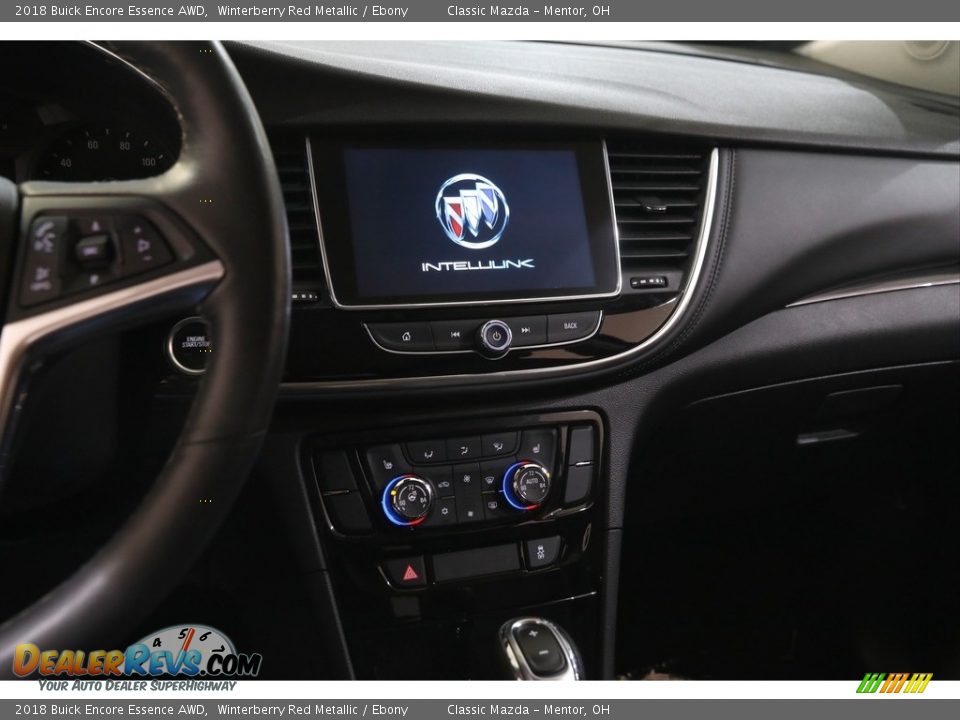 2018 Buick Encore Essence AWD Winterberry Red Metallic / Ebony Photo #9