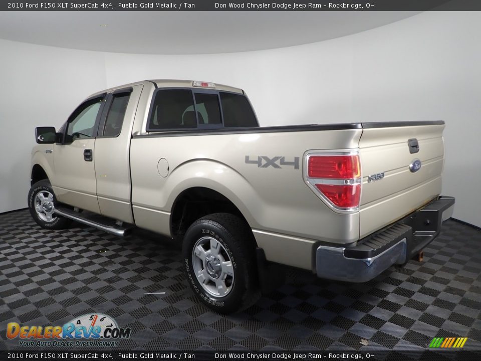 2010 Ford F150 XLT SuperCab 4x4 Pueblo Gold Metallic / Tan Photo #4