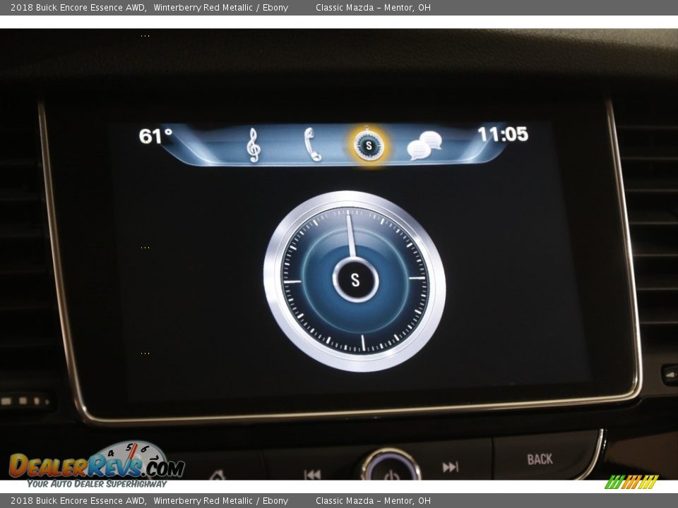 2018 Buick Encore Essence AWD Winterberry Red Metallic / Ebony Photo #12