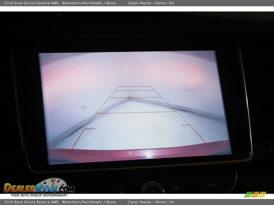2018 Buick Encore Essence AWD Winterberry Red Metallic / Ebony Photo #13