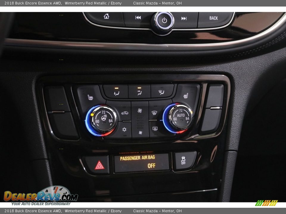 2018 Buick Encore Essence AWD Winterberry Red Metallic / Ebony Photo #14