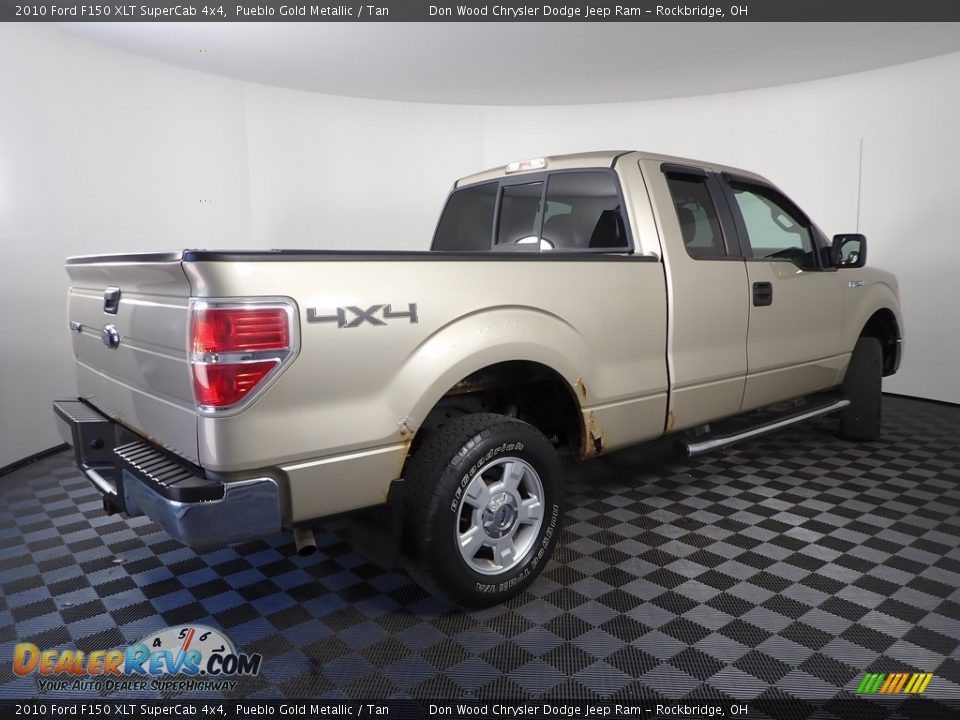 2010 Ford F150 XLT SuperCab 4x4 Pueblo Gold Metallic / Tan Photo #7