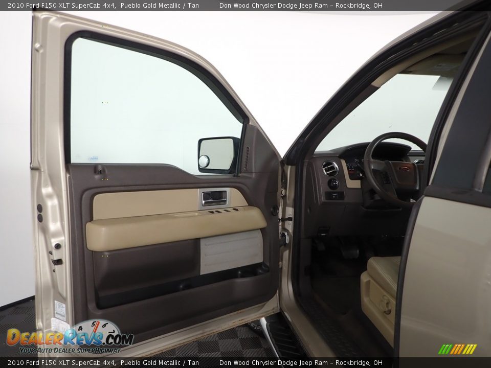 2010 Ford F150 XLT SuperCab 4x4 Pueblo Gold Metallic / Tan Photo #8
