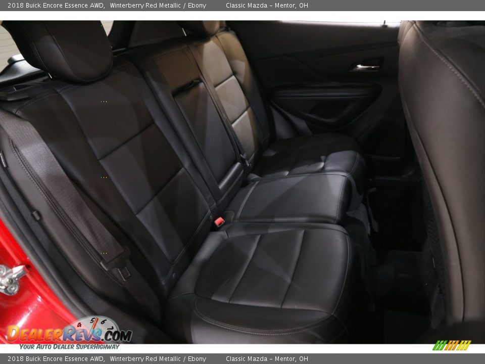 2018 Buick Encore Essence AWD Winterberry Red Metallic / Ebony Photo #17