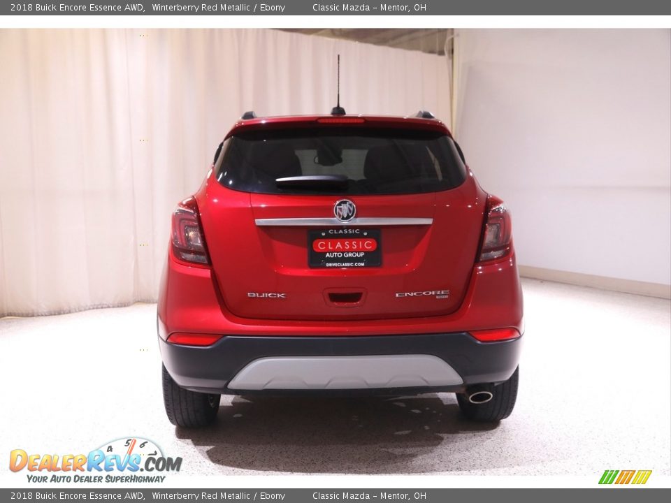 2018 Buick Encore Essence AWD Winterberry Red Metallic / Ebony Photo #19