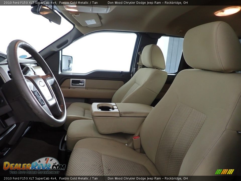 2010 Ford F150 XLT SuperCab 4x4 Pueblo Gold Metallic / Tan Photo #11