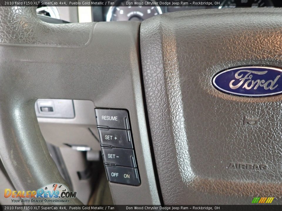 2010 Ford F150 XLT SuperCab 4x4 Pueblo Gold Metallic / Tan Photo #13