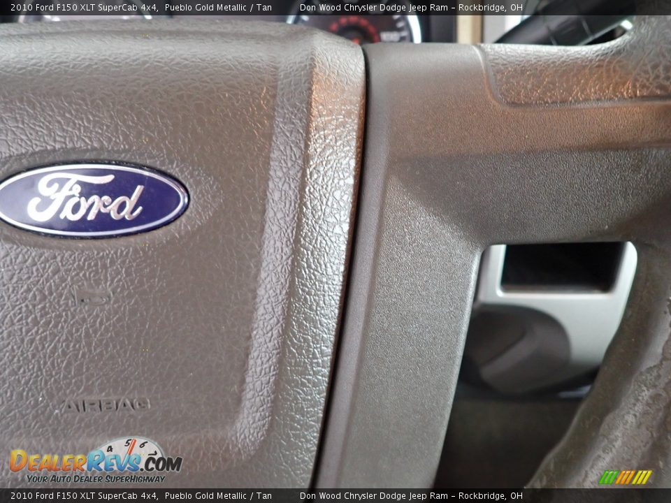2010 Ford F150 XLT SuperCab 4x4 Pueblo Gold Metallic / Tan Photo #14