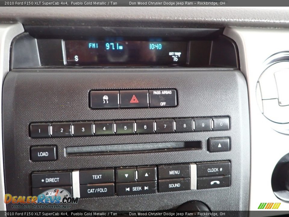 2010 Ford F150 XLT SuperCab 4x4 Pueblo Gold Metallic / Tan Photo #16