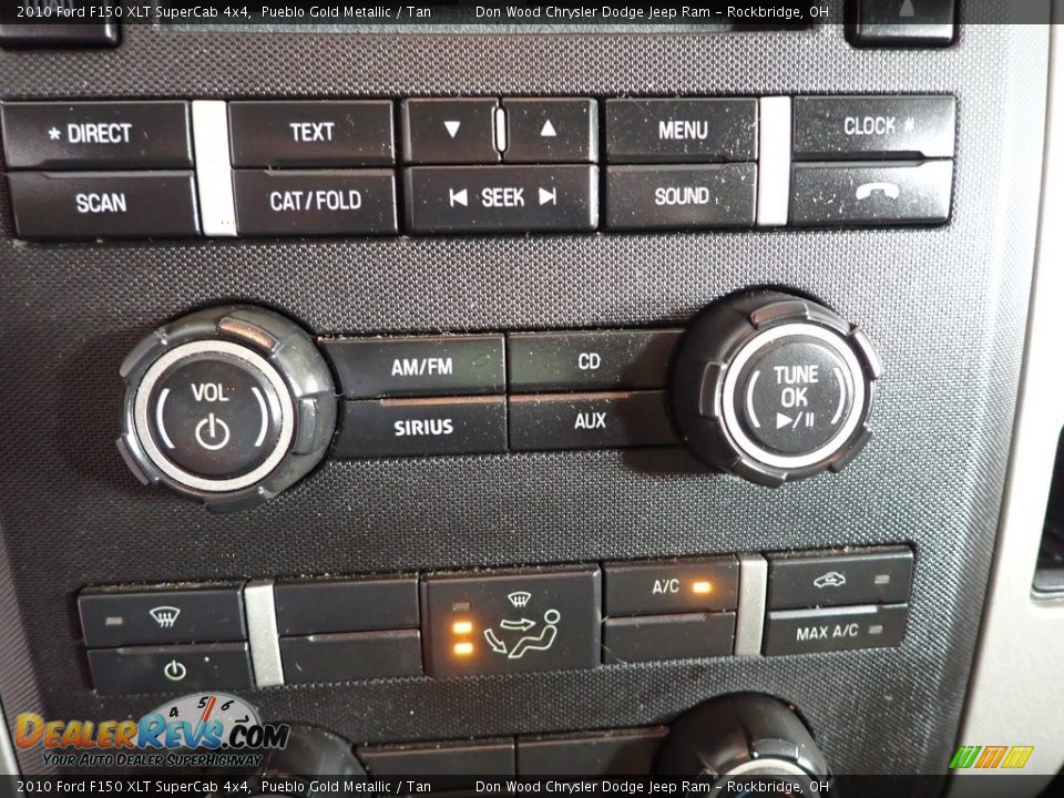 2010 Ford F150 XLT SuperCab 4x4 Pueblo Gold Metallic / Tan Photo #17