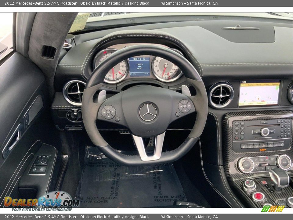Dashboard of 2012 Mercedes-Benz SLS AMG Roadster Photo #4