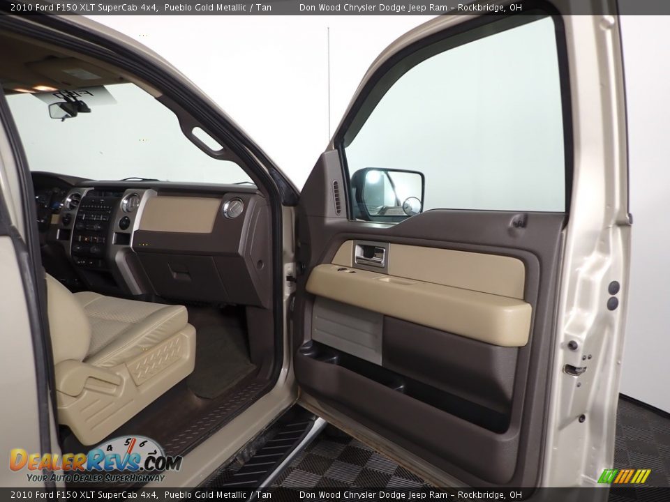 2010 Ford F150 XLT SuperCab 4x4 Pueblo Gold Metallic / Tan Photo #25
