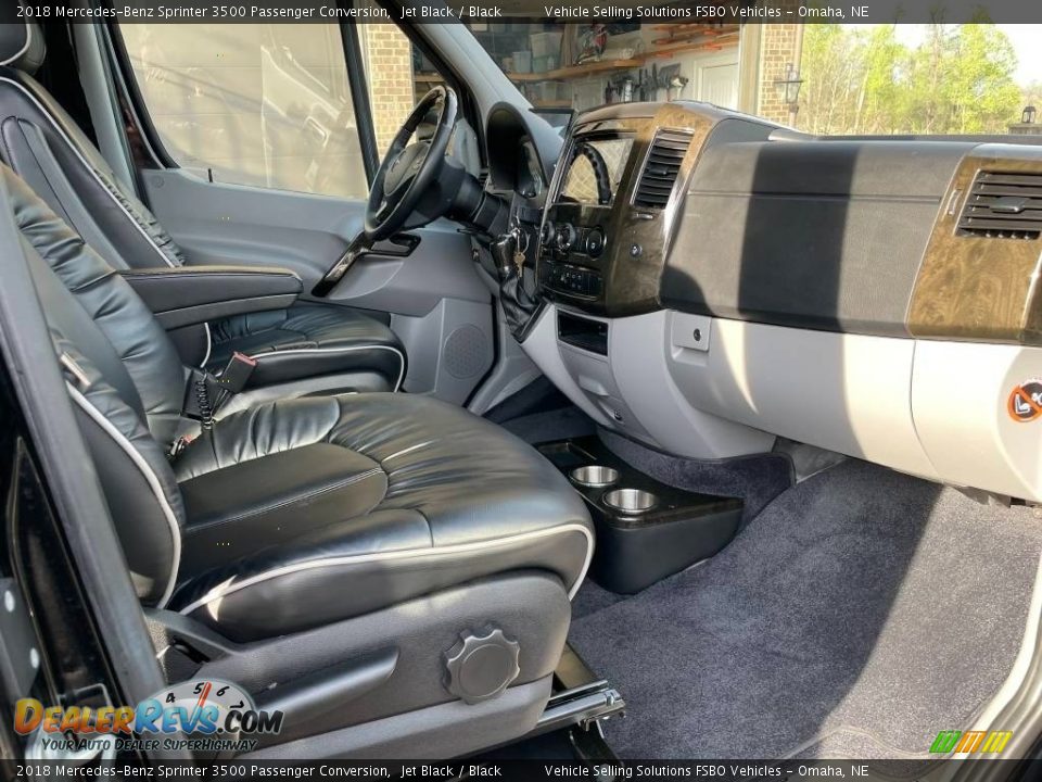 Front Seat of 2018 Mercedes-Benz Sprinter 3500 Passenger Conversion Photo #2