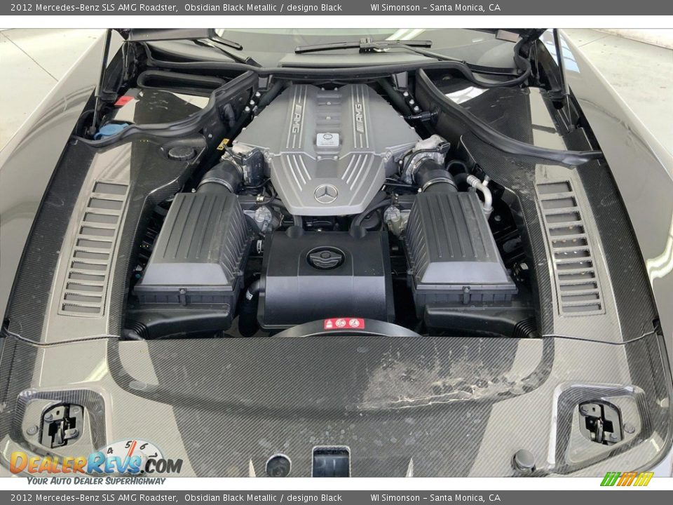 2012 Mercedes-Benz SLS AMG Roadster 6.3 Liter AMG DOHC 32-Valve VVT V8 Engine Photo #9