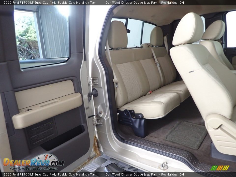 2010 Ford F150 XLT SuperCab 4x4 Pueblo Gold Metallic / Tan Photo #28