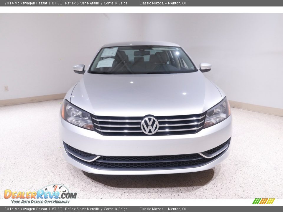 2014 Volkswagen Passat 1.8T SE Reflex Silver Metallic / Cornsilk Beige Photo #2