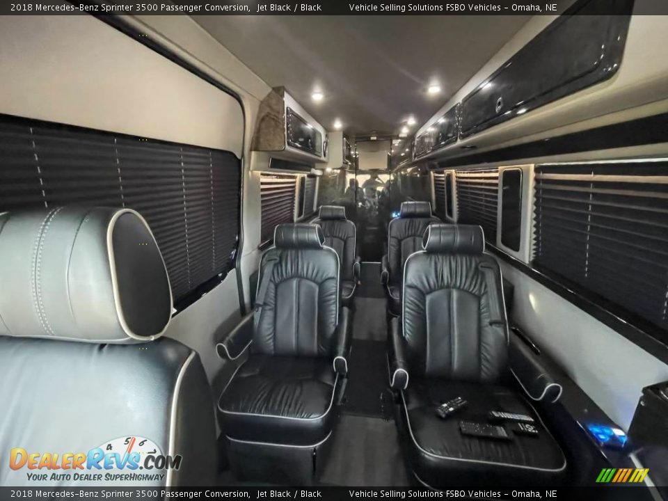 Black Interior - 2018 Mercedes-Benz Sprinter 3500 Passenger Conversion Photo #4