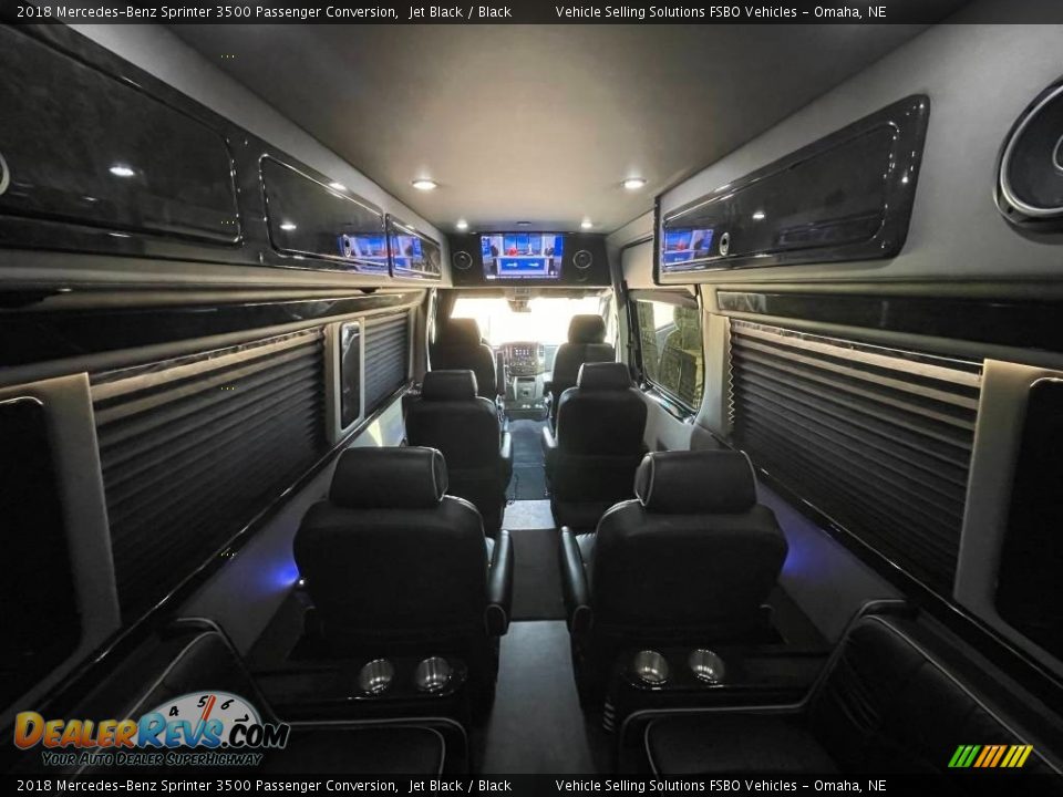 2018 Mercedes-Benz Sprinter 3500 Passenger Conversion Jet Black / Black Photo #5