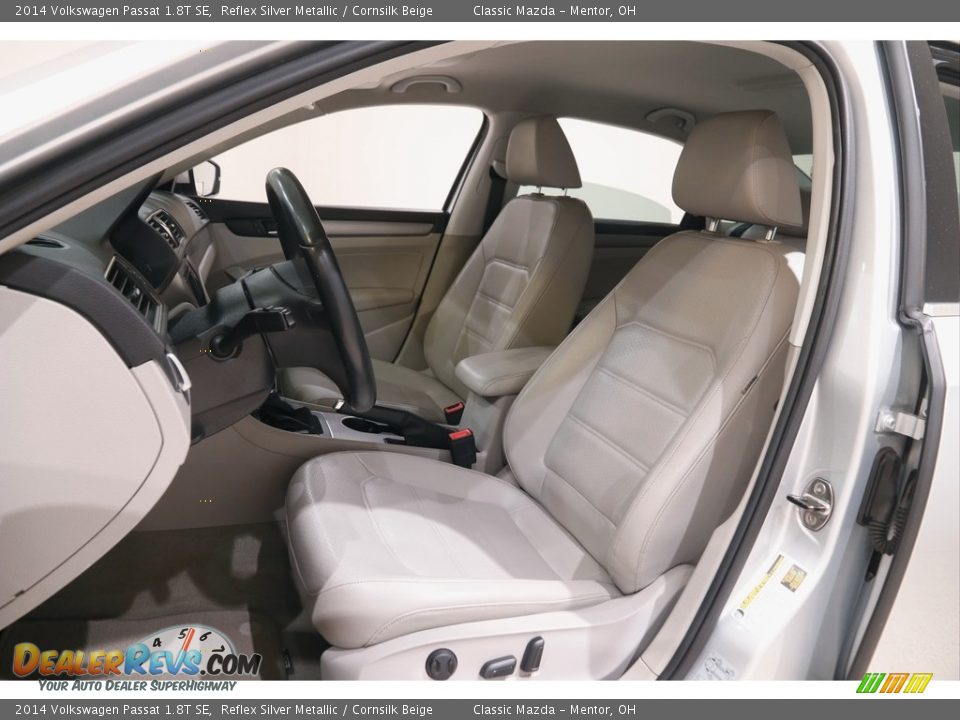 2014 Volkswagen Passat 1.8T SE Reflex Silver Metallic / Cornsilk Beige Photo #5