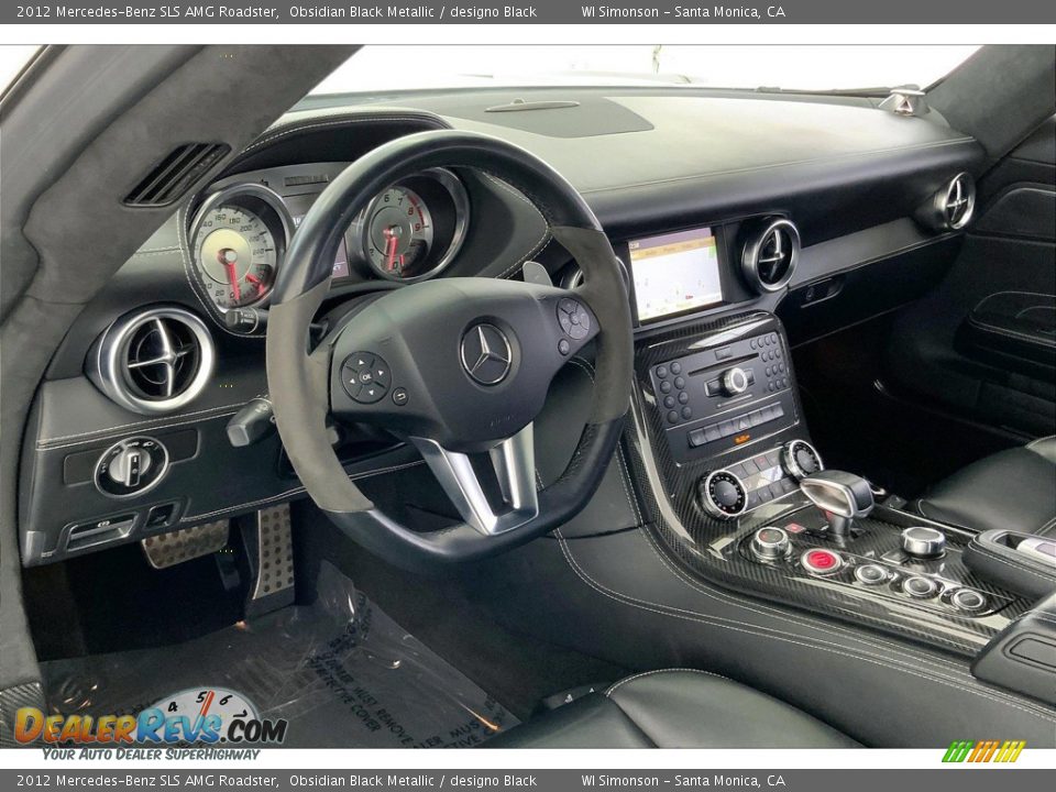 Dashboard of 2012 Mercedes-Benz SLS AMG Roadster Photo #14