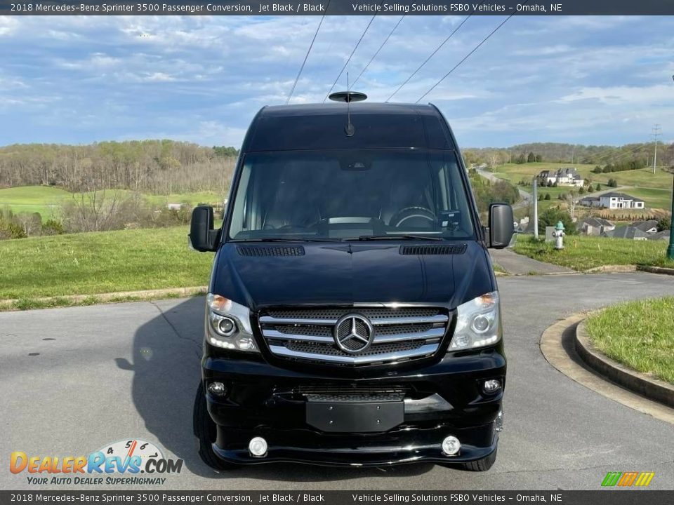 2018 Mercedes-Benz Sprinter 3500 Passenger Conversion Jet Black / Black Photo #11