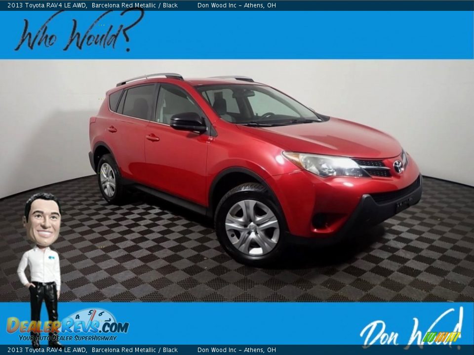 2013 Toyota RAV4 LE AWD Barcelona Red Metallic / Black Photo #1
