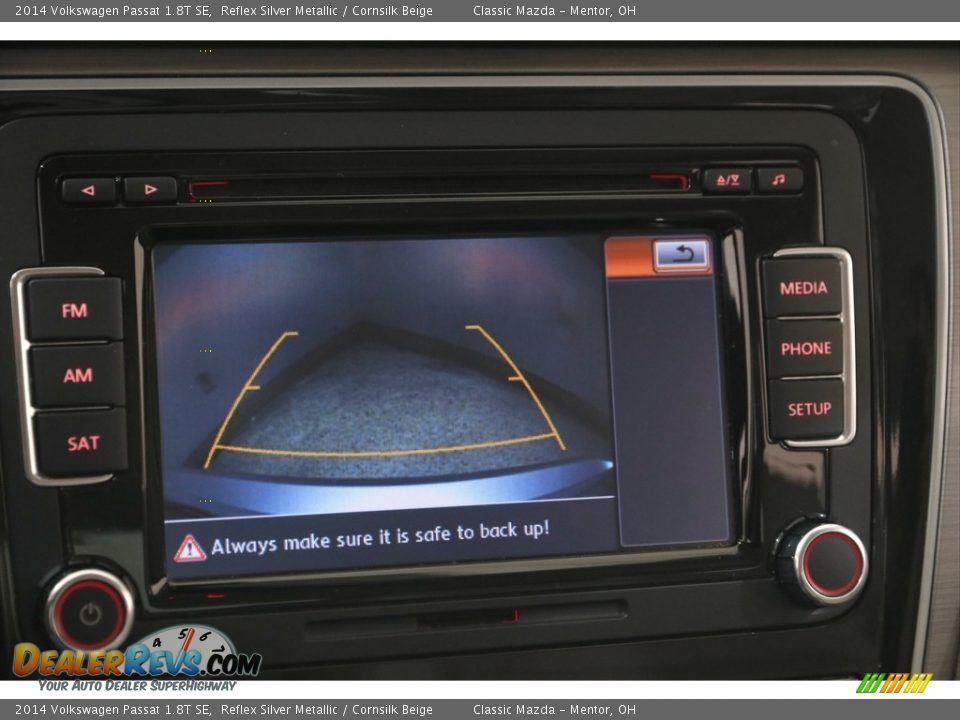 2014 Volkswagen Passat 1.8T SE Reflex Silver Metallic / Cornsilk Beige Photo #12