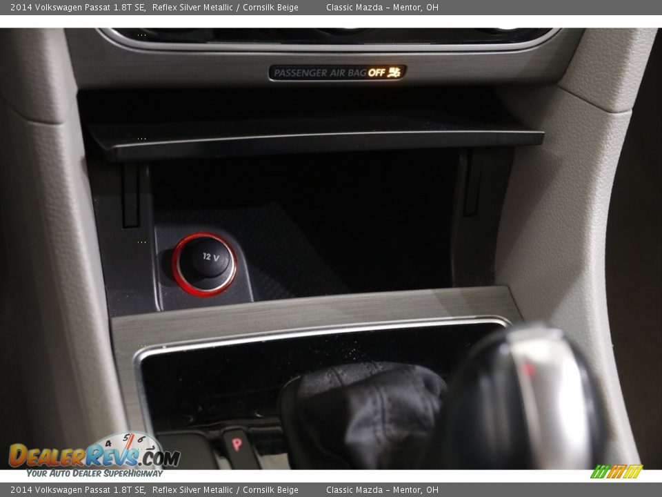 2014 Volkswagen Passat 1.8T SE Reflex Silver Metallic / Cornsilk Beige Photo #14