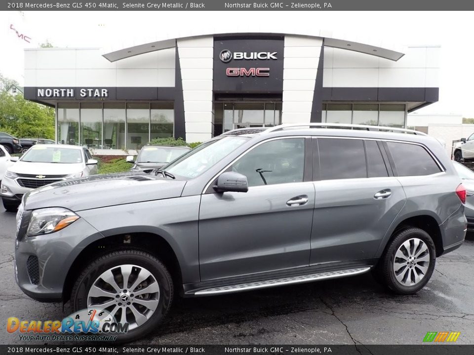 2018 Mercedes-Benz GLS 450 4Matic Selenite Grey Metallic / Black Photo #1