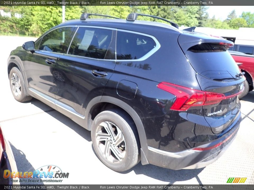 2021 Hyundai Santa Fe SEL AWD Twilight Black / Black Photo #4