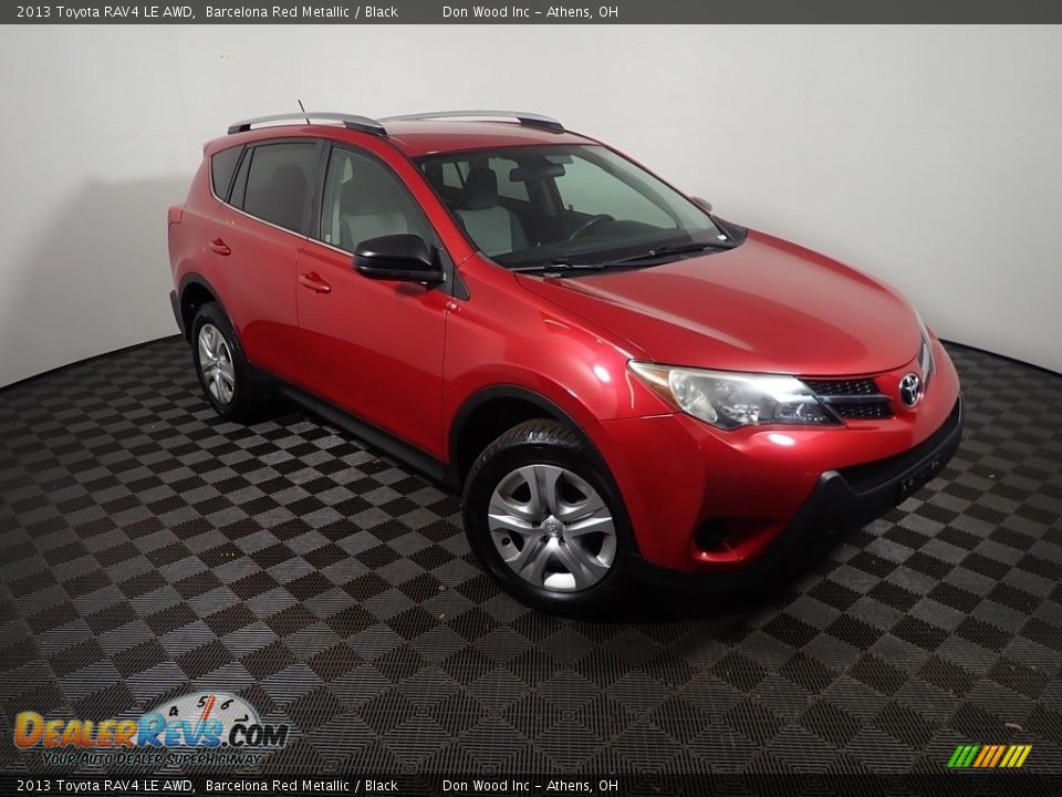 2013 Toyota RAV4 LE AWD Barcelona Red Metallic / Black Photo #4