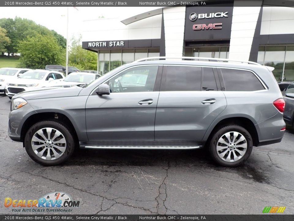 2018 Mercedes-Benz GLS 450 4Matic Selenite Grey Metallic / Black Photo #2