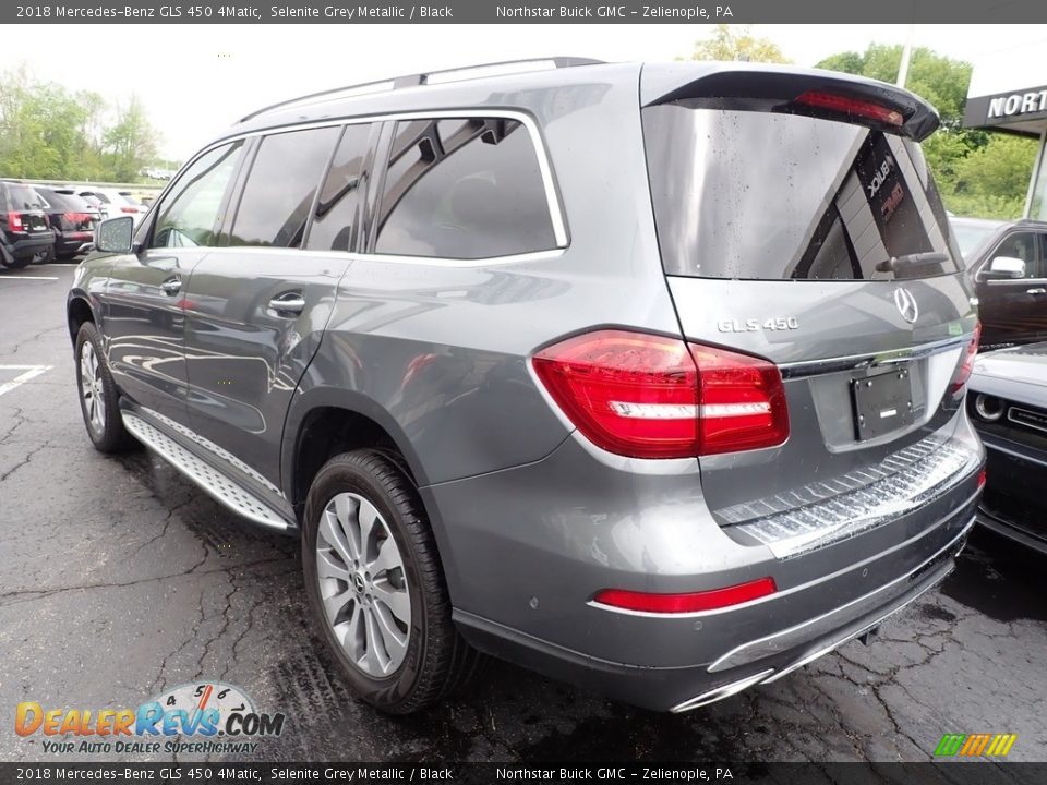 2018 Mercedes-Benz GLS 450 4Matic Selenite Grey Metallic / Black Photo #3