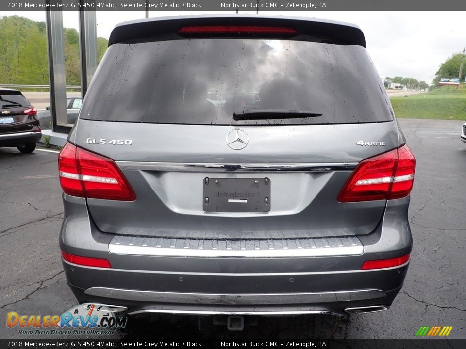 2018 Mercedes-Benz GLS 450 4Matic Selenite Grey Metallic / Black Photo #5