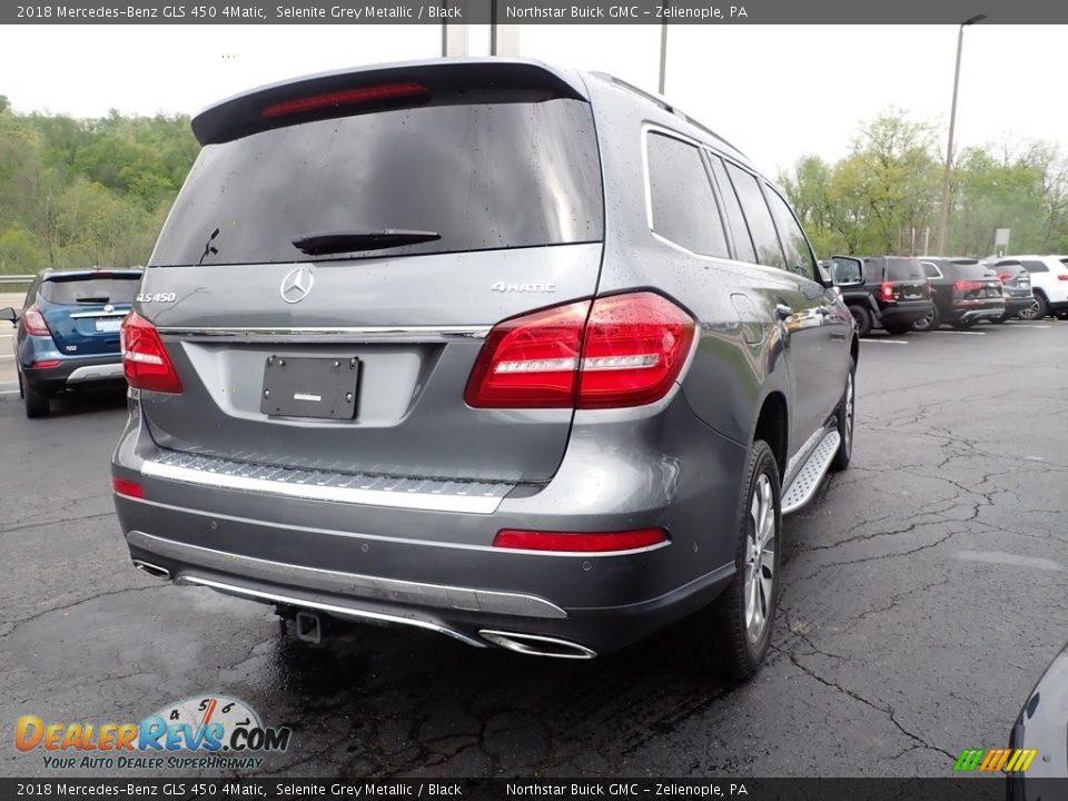 2018 Mercedes-Benz GLS 450 4Matic Selenite Grey Metallic / Black Photo #6