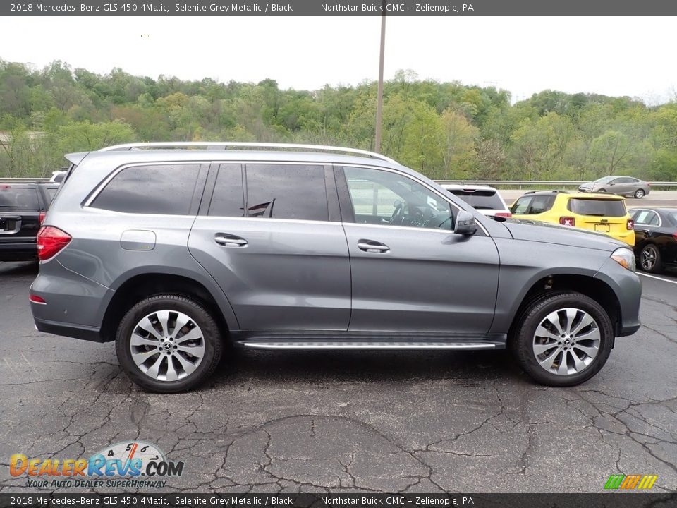 2018 Mercedes-Benz GLS 450 4Matic Selenite Grey Metallic / Black Photo #8